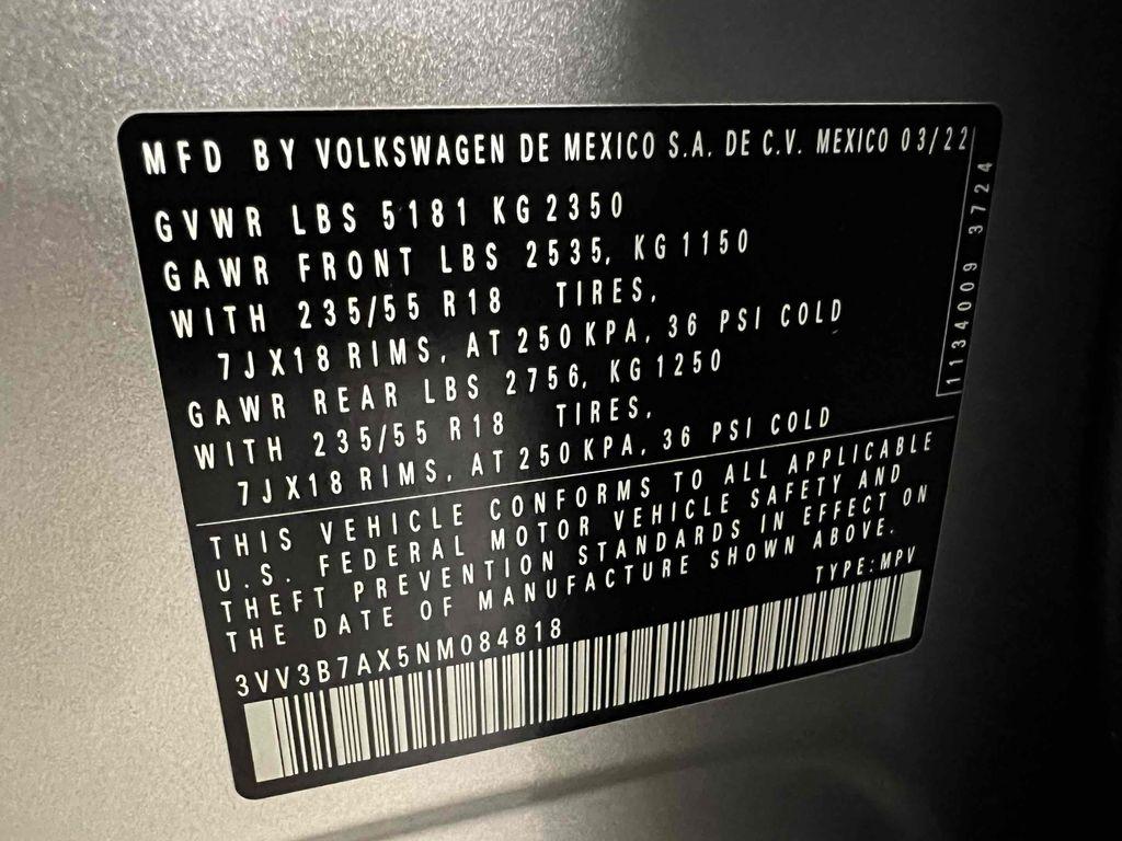 used 2022 Volkswagen Tiguan car, priced at $14,500