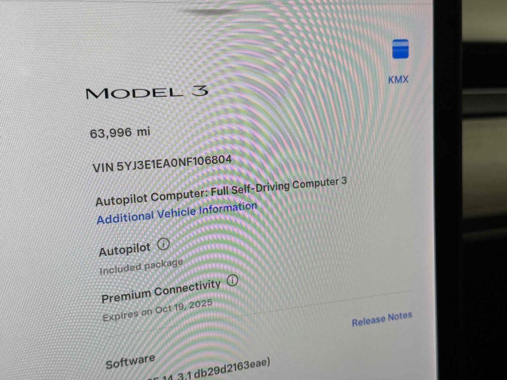used 2022 Tesla Model 3 car, priced at $18,990