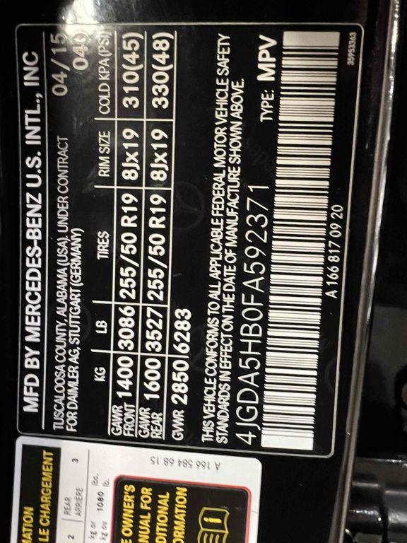 used 2015 Mercedes-Benz M-Class car, priced at $10,990