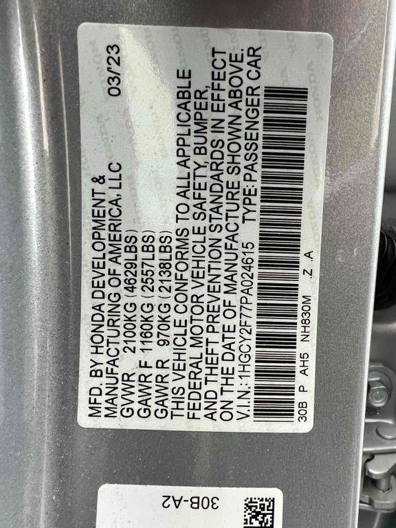 used 2023 Honda Accord Hybrid car, priced at $27,990