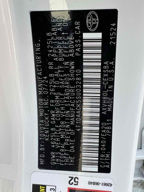 used 2025 Toyota Camry car, priced at $28,390