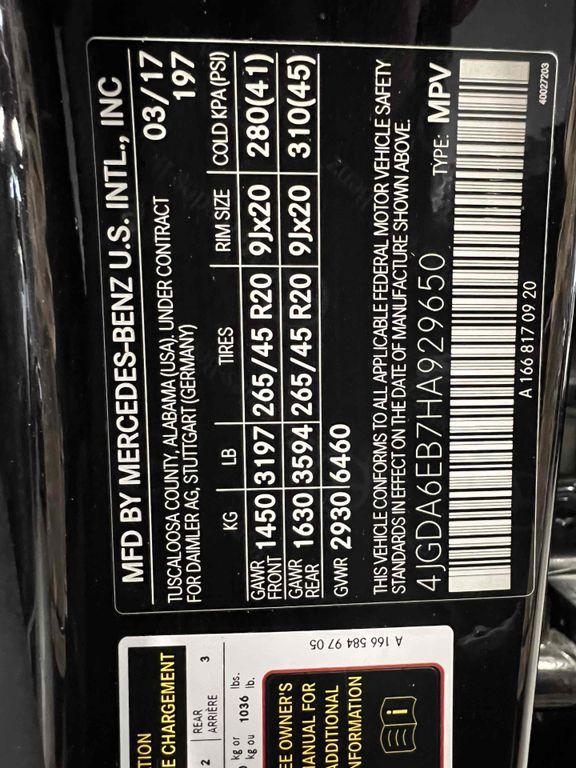 used 2017 Mercedes-Benz AMG GLE 43 car, priced at $18,500