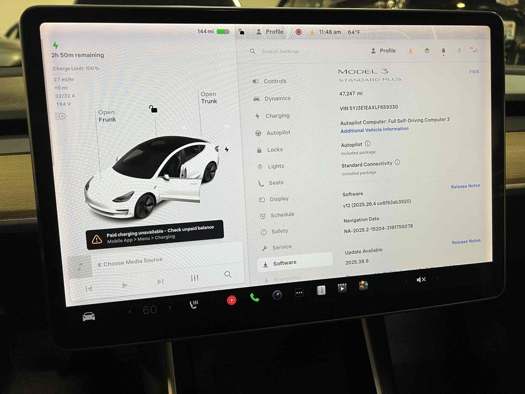 used 2020 Tesla Model 3 car, priced at $18,990