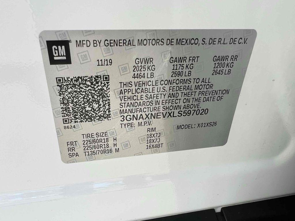 used 2020 Chevrolet Equinox car, priced at $17,990