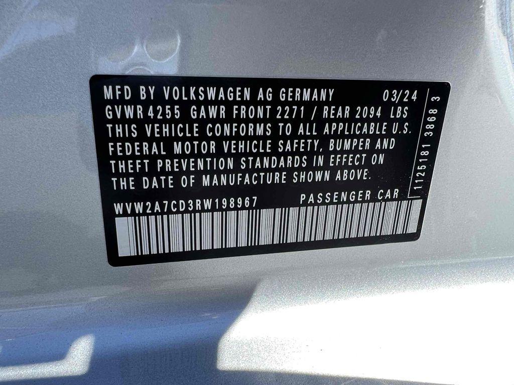 used 2024 Volkswagen Golf GTI car, priced at $32,999