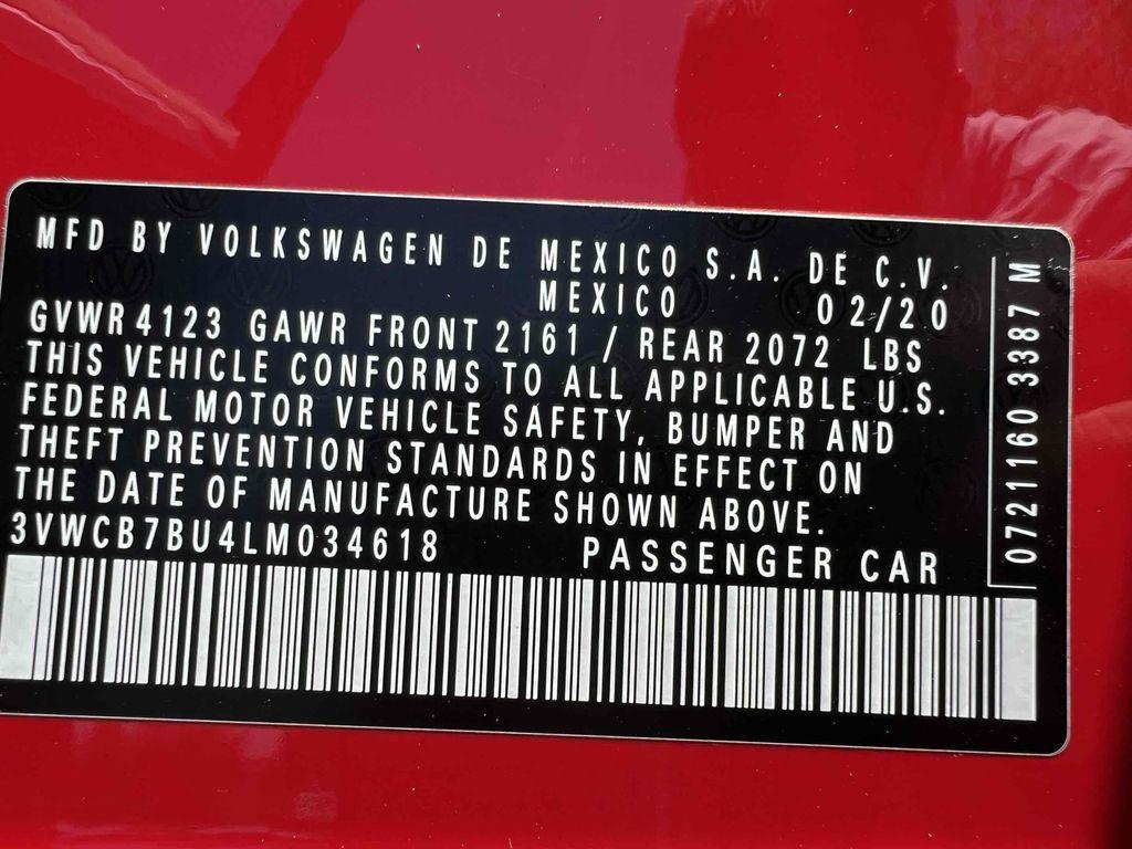 used 2020 Volkswagen Jetta car, priced at $15,500