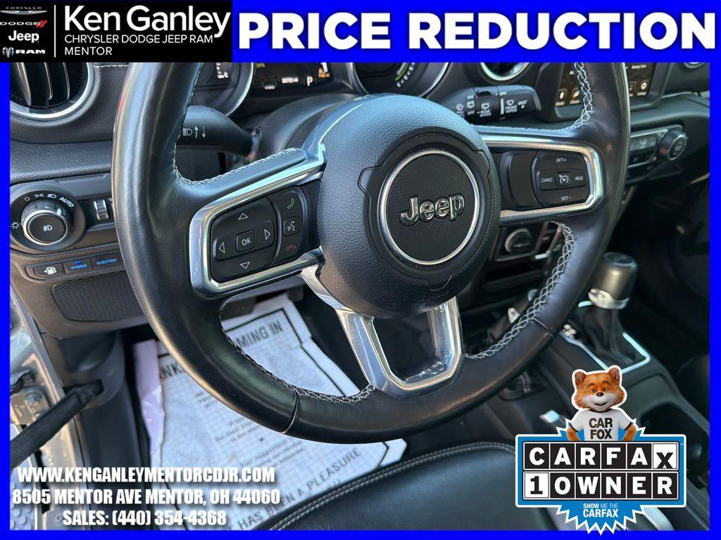 used 2022 Jeep Wrangler Unlimited 4xe car, priced at $27,500