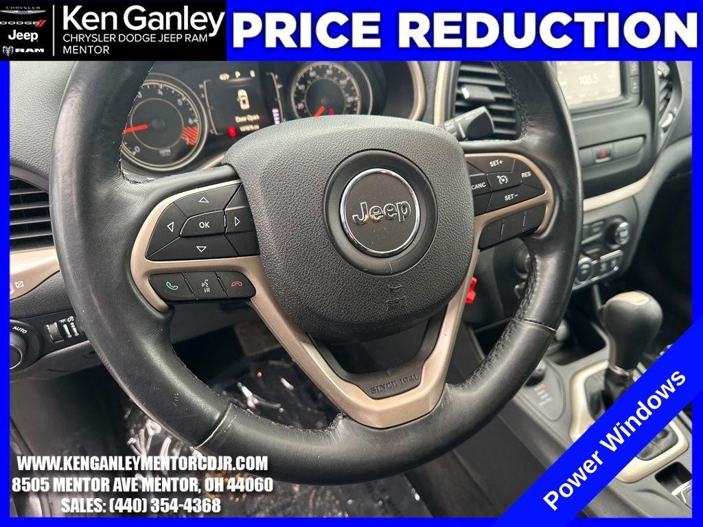 used 2015 Jeep Cherokee car, priced at $8,300