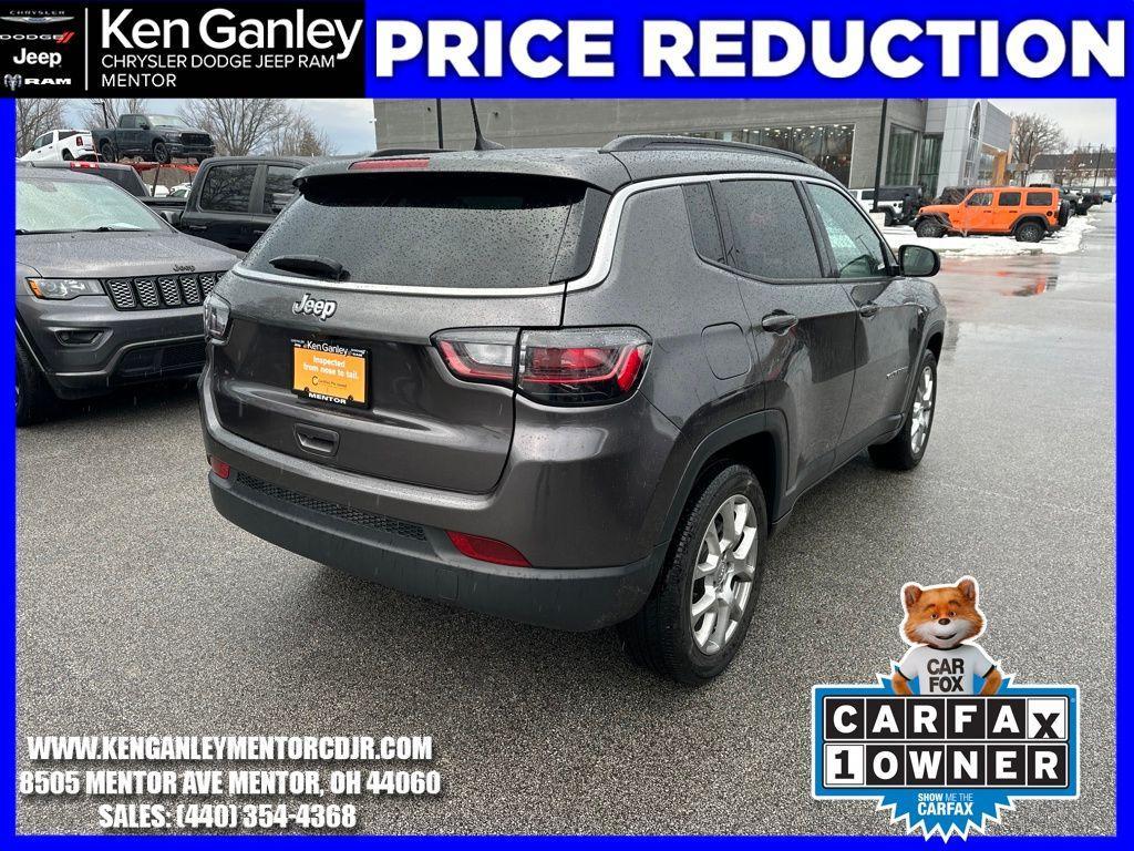 used 2022 Jeep Compass car, priced at $22,700