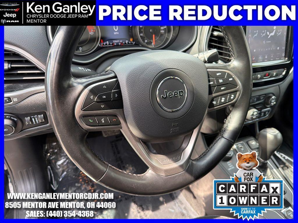 used 2021 Jeep Cherokee car, priced at $13,500