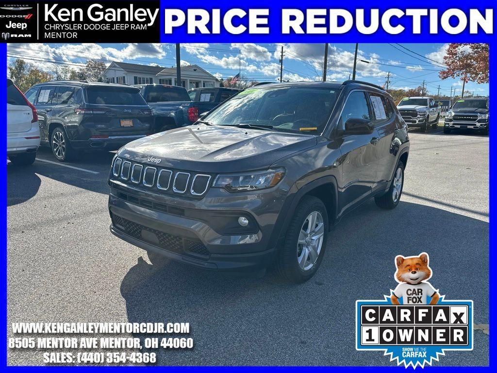 used 2022 Jeep Compass car, priced at $18,600