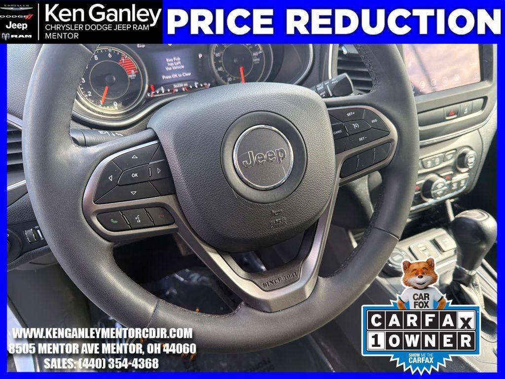 used 2022 Jeep Cherokee car, priced at $23,845