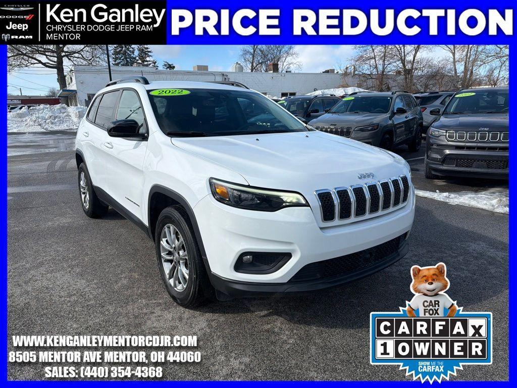 used 2022 Jeep Cherokee car, priced at $23,845