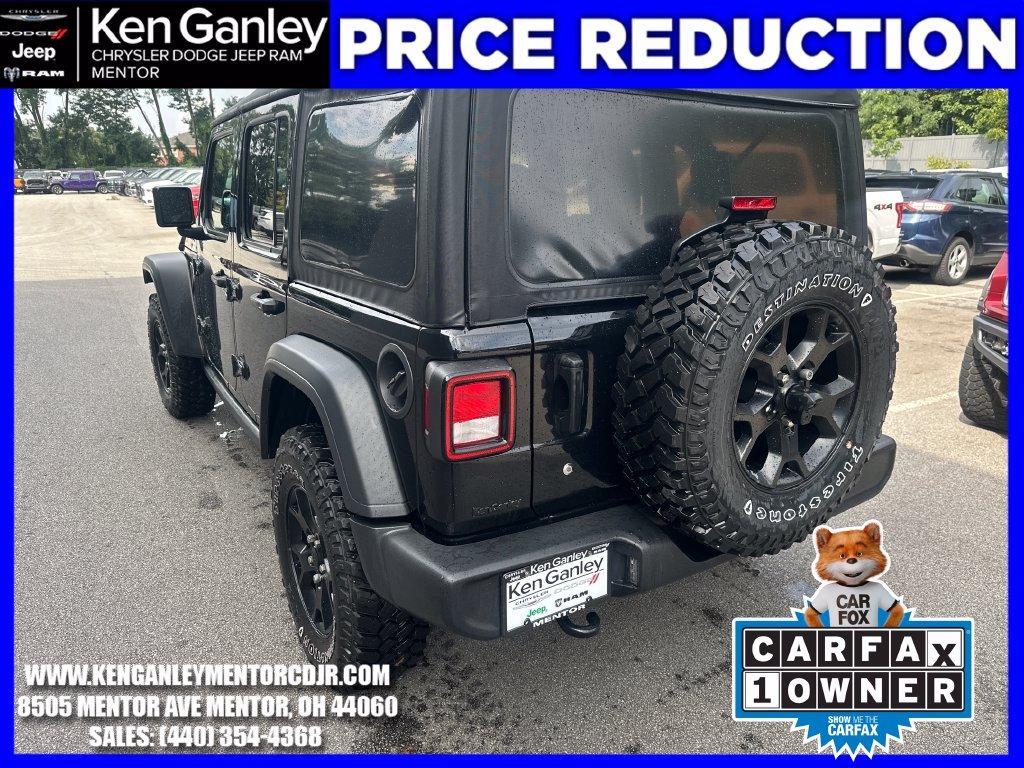 used 2021 Jeep Wrangler Unlimited car, priced at $18,948