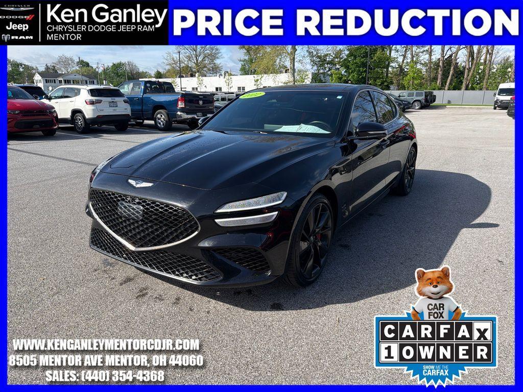 used 2022 Genesis G70 car, priced at $27,647