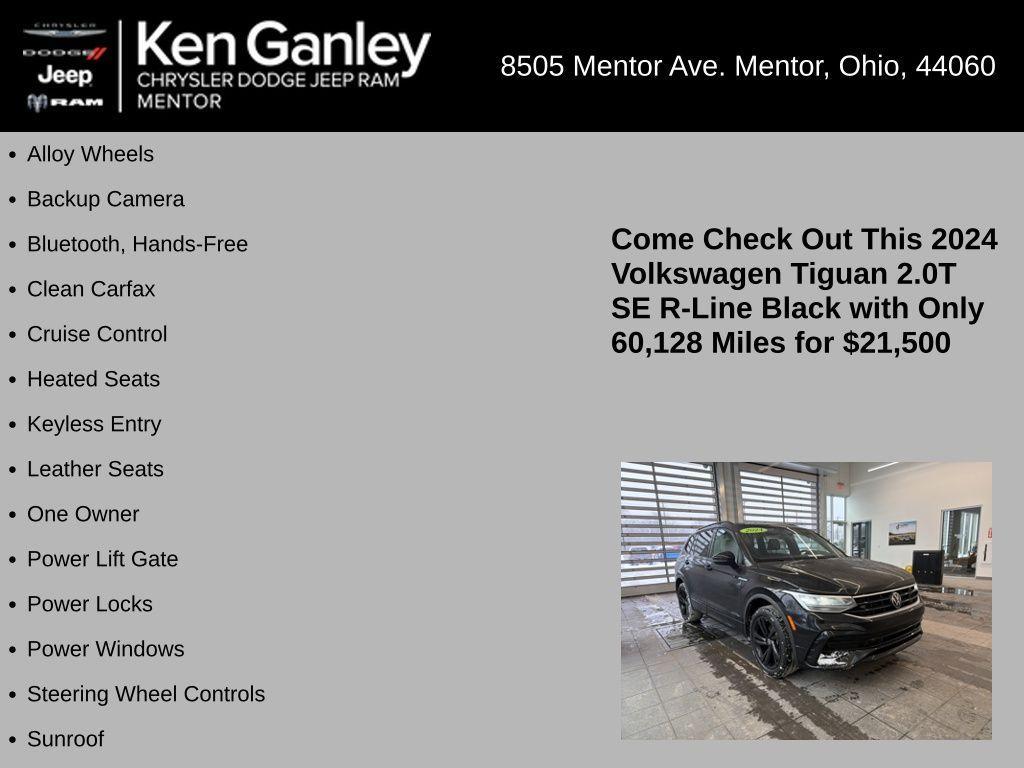 used 2024 Volkswagen Tiguan car, priced at $20,900