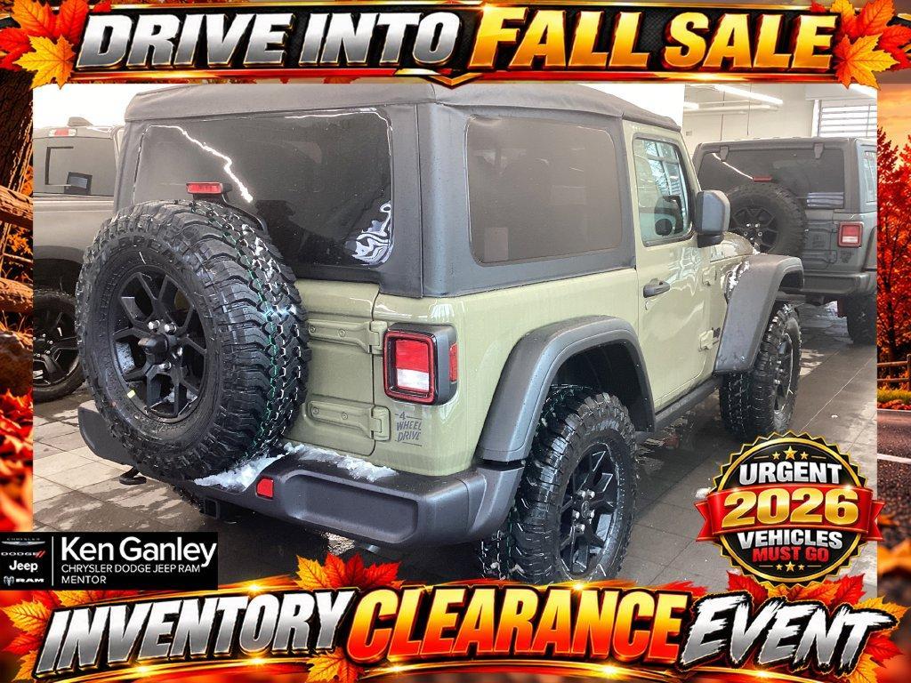 new 2026 Jeep Wrangler car, priced at $43,240
