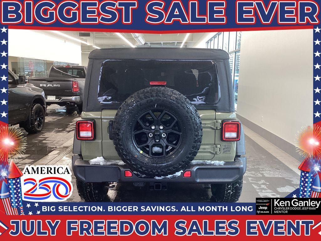 new 2026 Jeep Wrangler car, priced at $44,340