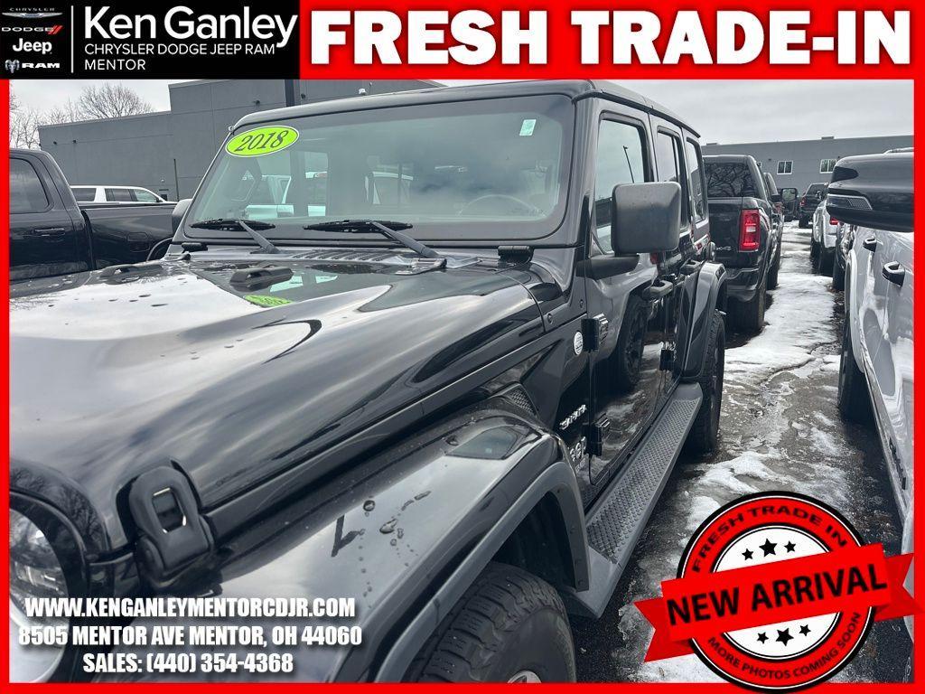 used 2018 Jeep Wrangler Unlimited car, priced at $20,500