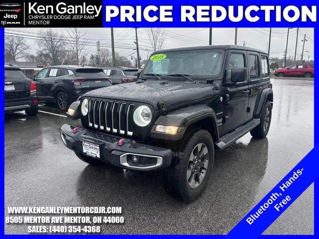 used 2018 Jeep Wrangler Unlimited car, priced at $19,700