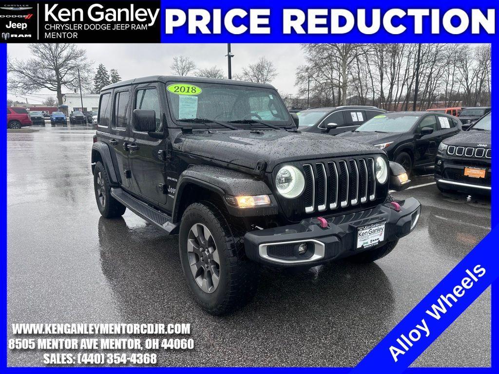 used 2018 Jeep Wrangler Unlimited car, priced at $19,700