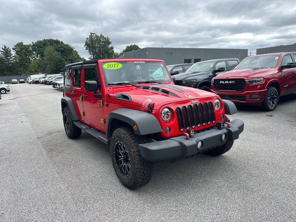 used 2017 Jeep Wrangler Unlimited car, priced at $18,198