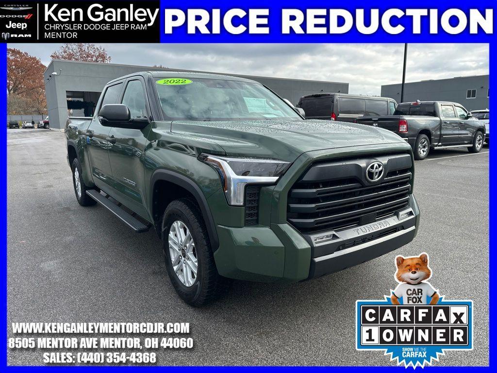 used 2022 Toyota Tundra car, priced at $34,900