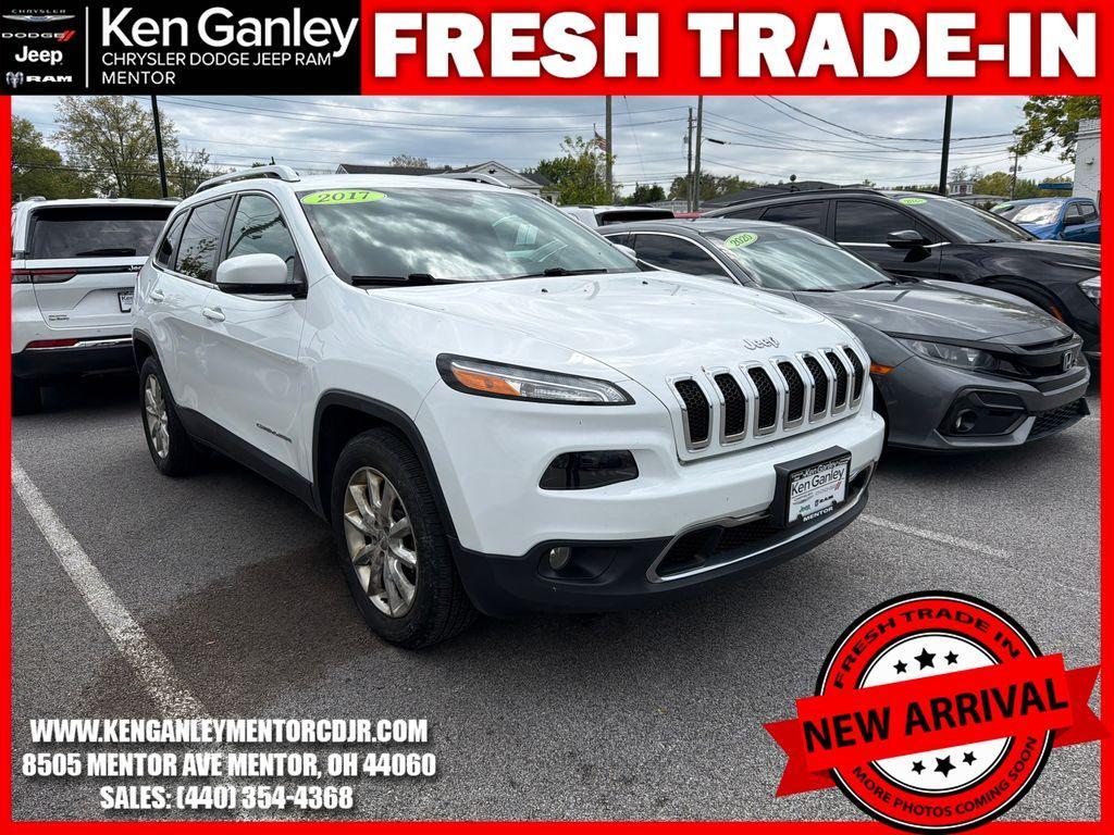 used 2017 Jeep Cherokee car, priced at $13,437