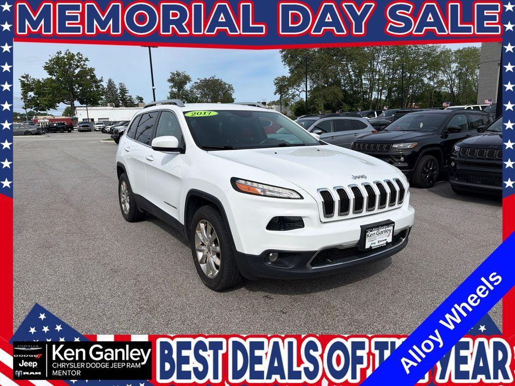 used 2017 Jeep Cherokee car, priced at $14,437