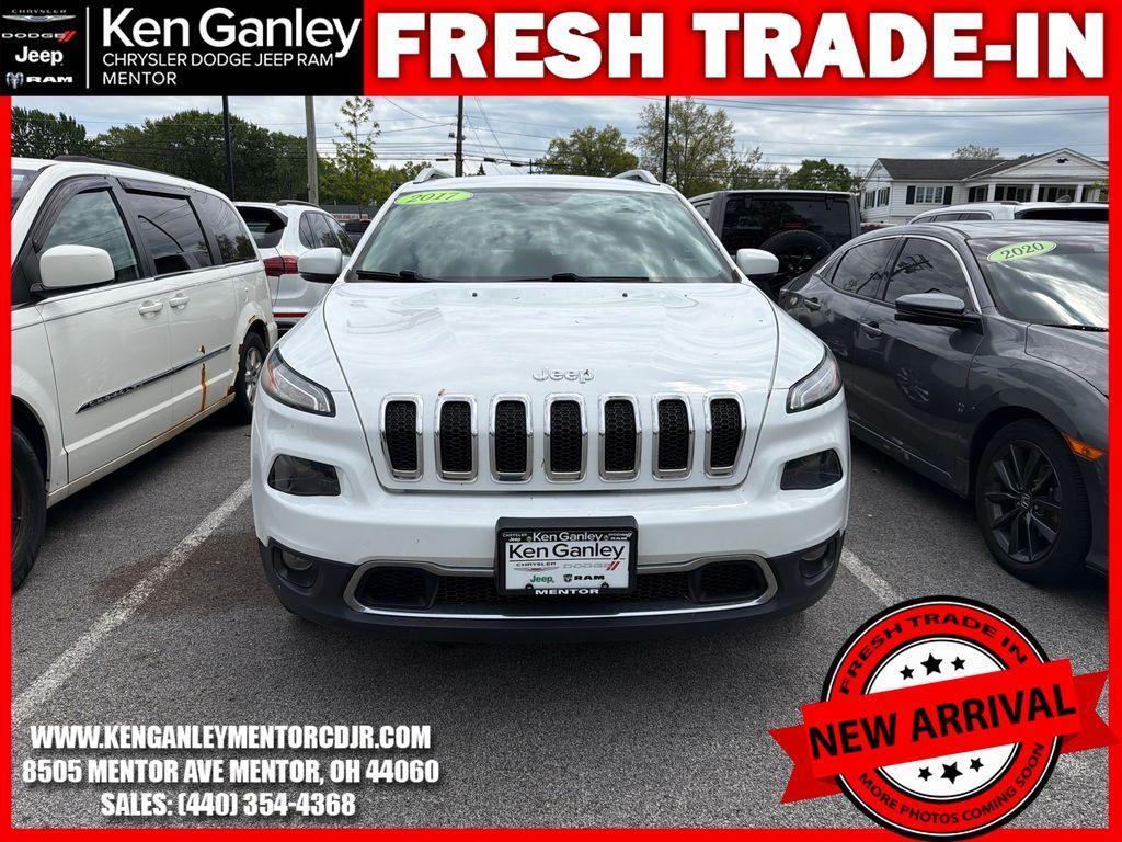 used 2017 Jeep Cherokee car, priced at $13,437