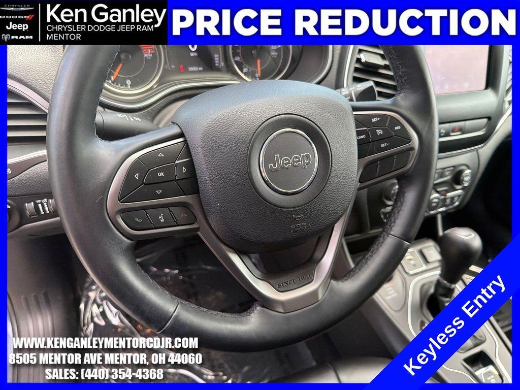 used 2019 Jeep Cherokee car, priced at $20,948