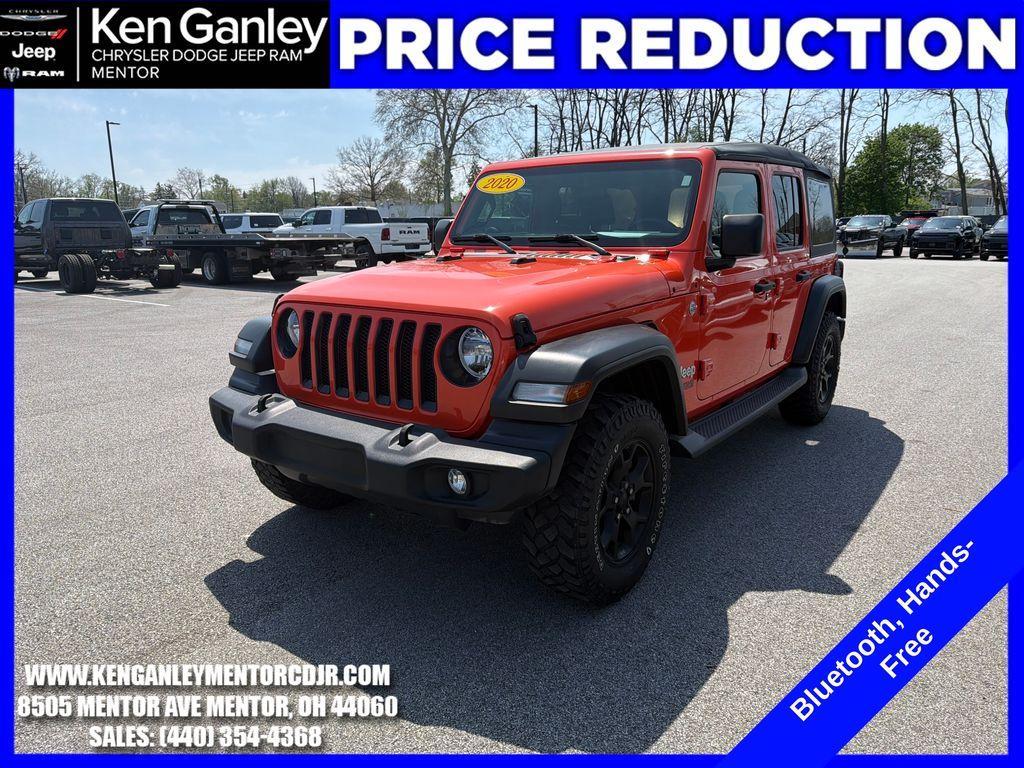 used 2020 Jeep Wrangler Unlimited car, priced at $23,948