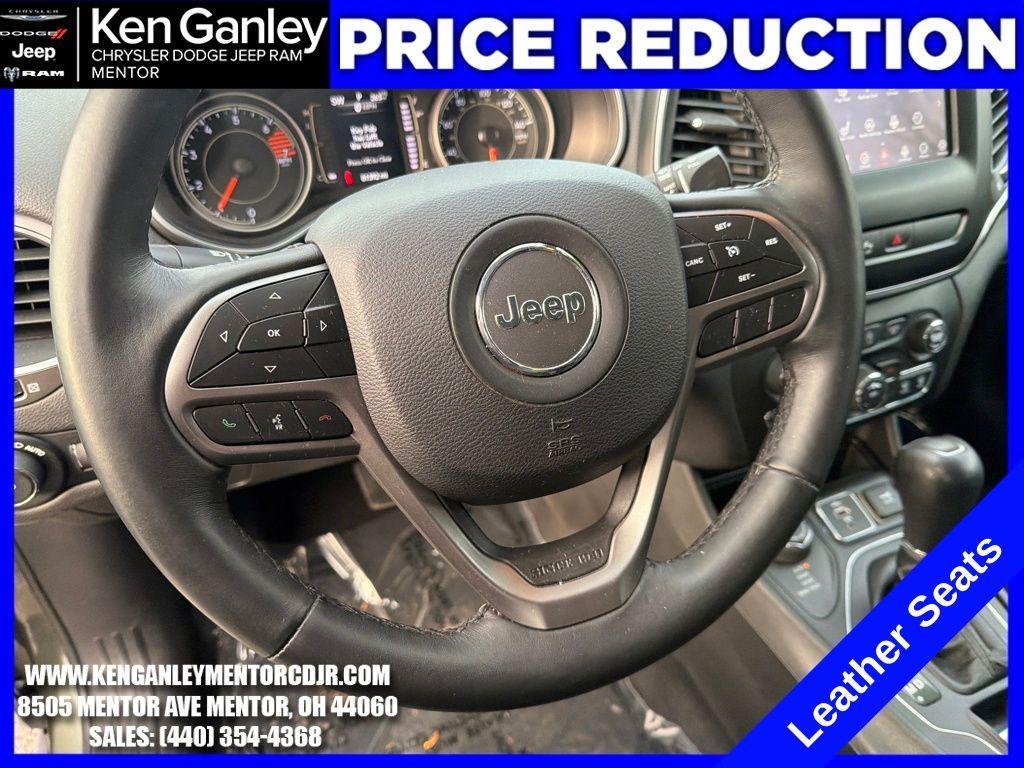 used 2019 Jeep Cherokee car, priced at $15,245