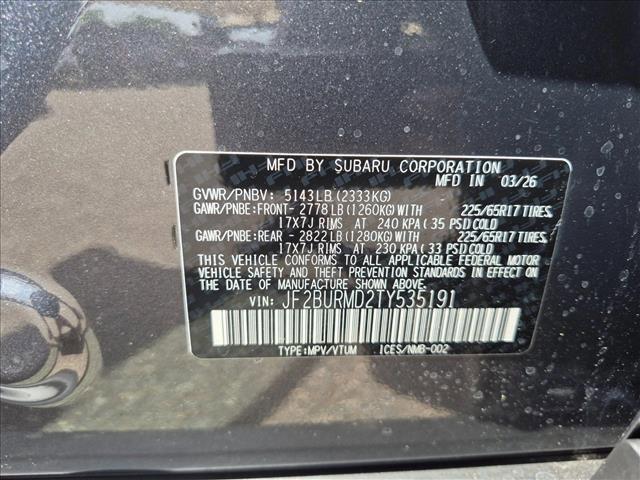 new 2026 Subaru Outback car, priced at $49,068