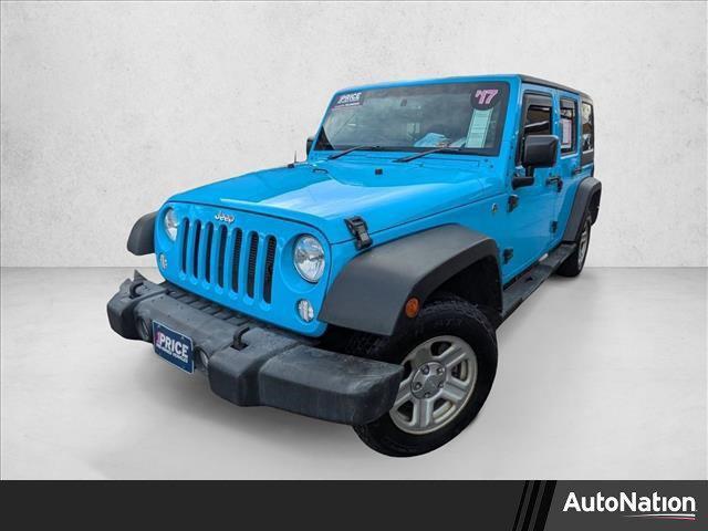 used 2017 Jeep Wrangler Unlimited car, priced at $16,500