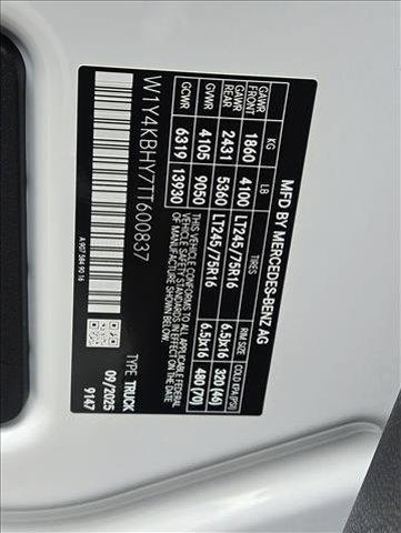 new 2026 Mercedes-Benz Sprinter 2500 car, priced at $58,244