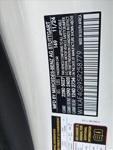 new 2025 Mercedes-Benz C-Class car, priced at $50,050