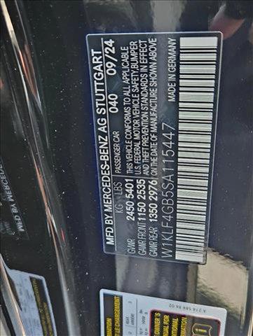 new 2025 Mercedes-Benz E-Class car, priced at $67,710