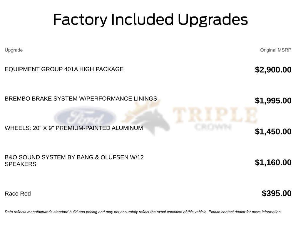 new 2025 Ford Mustang car, priced at $52,835