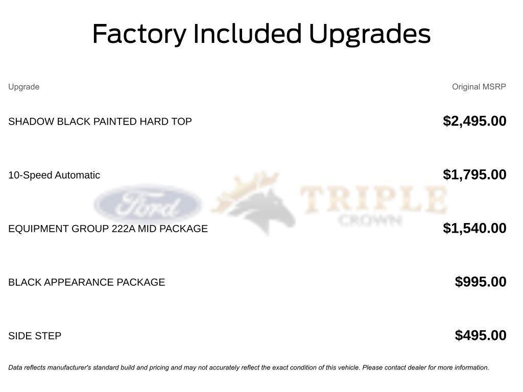 new 2025 Ford Bronco car, priced at $42,535