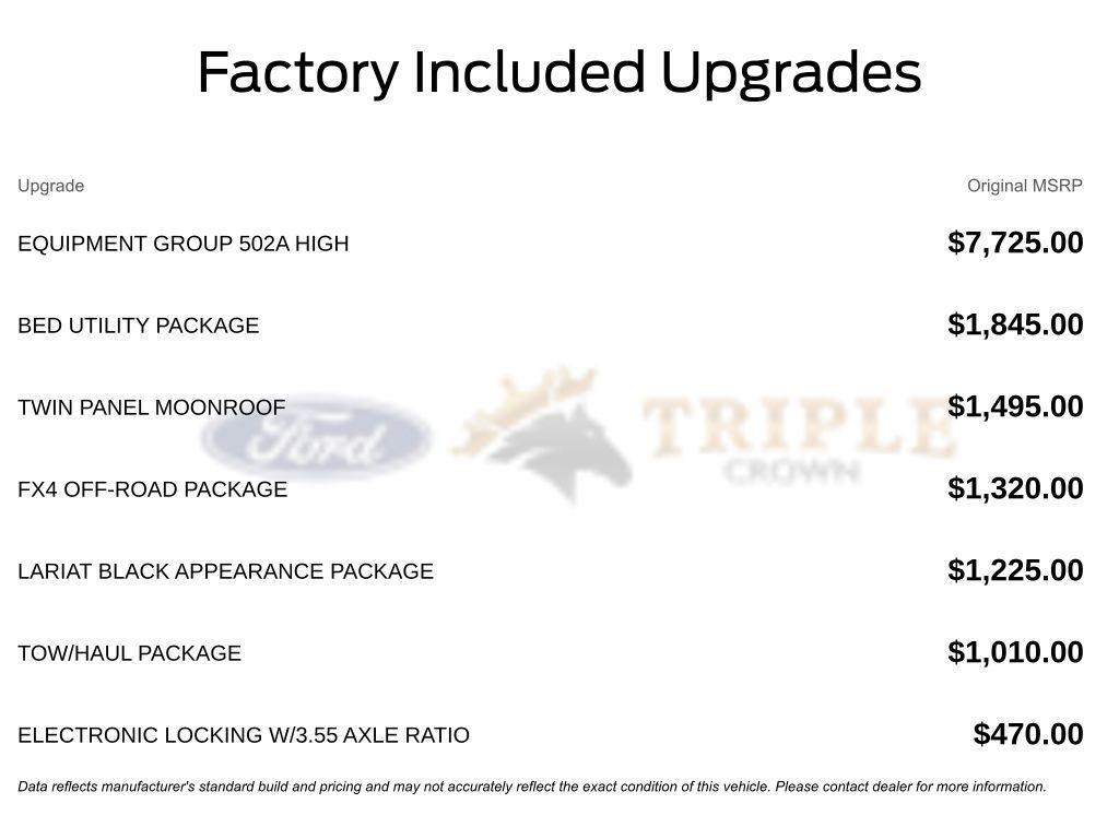 new 2025 Ford F-150 car, priced at $73,953