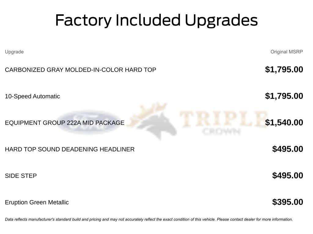 new 2025 Ford Bronco car, priced at $41,762