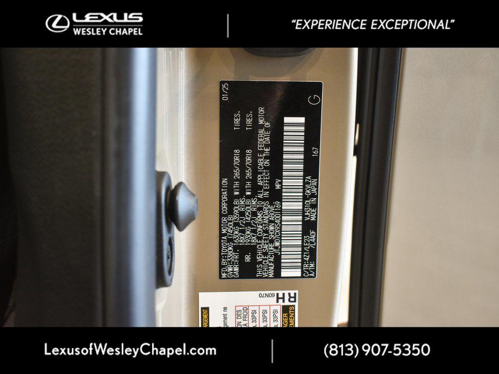 used 2025 Lexus LX 700h car, priced at $104,999