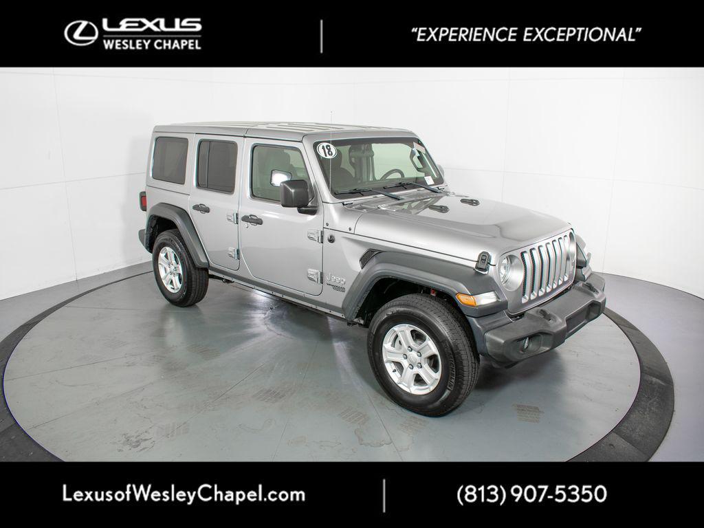 used 2018 Jeep Wrangler Unlimited car, priced at $20,749