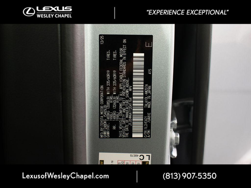 new 2026 Lexus RX 350 car, priced at $55,585