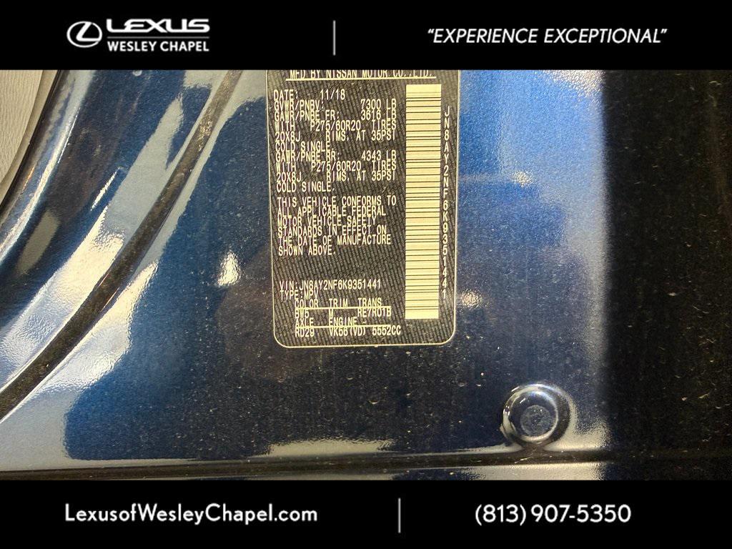 used 2019 Nissan Armada car, priced at $28,900