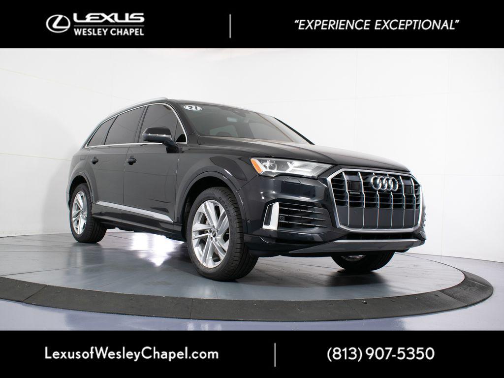 used 2021 Audi Q7 car, priced at $24,099