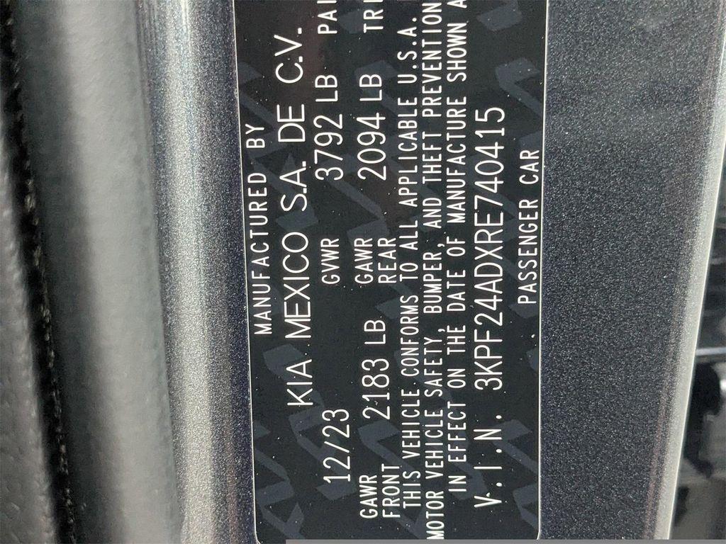 used 2024 Kia Forte car, priced at $16,000