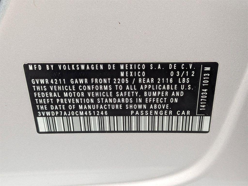 used 2012 Volkswagen Jetta car, priced at $6,507