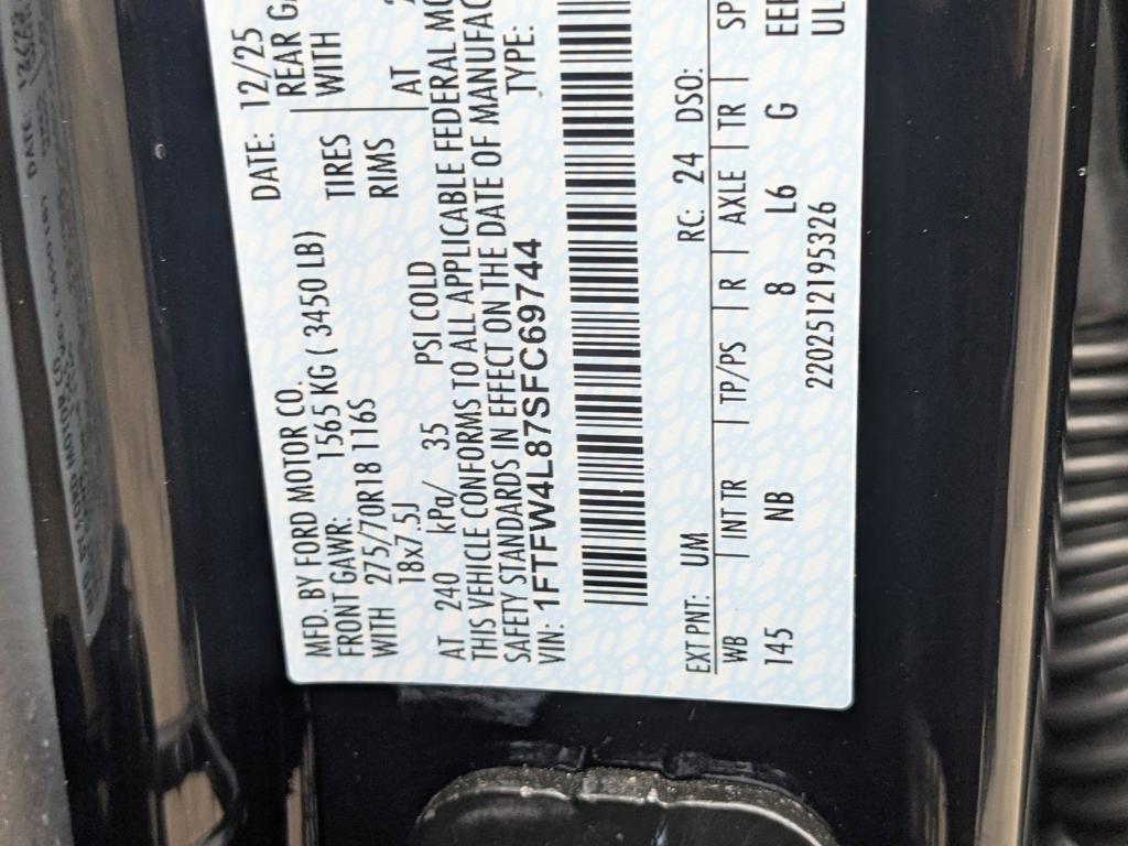 new 2025 Ford F-150 car, priced at $66,680